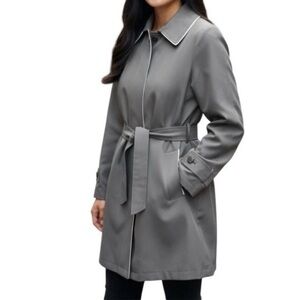 NEW CS Signature Trench Hazel Coat Belted Women’s Jacket Sz S